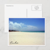strand van varadero briefkaart (Voorkant / Achterkant)