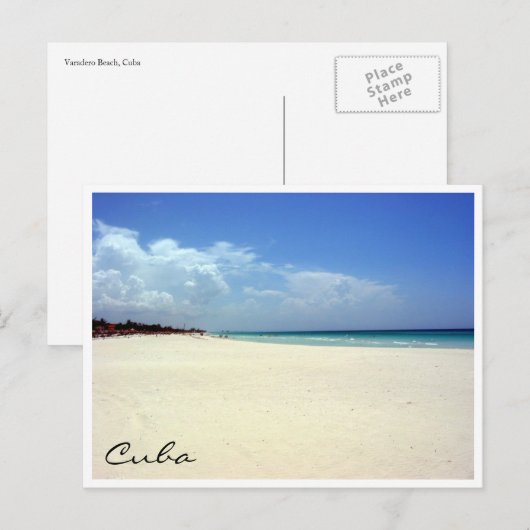 strand van varadero briefkaart (Voorkant / Achterkant)