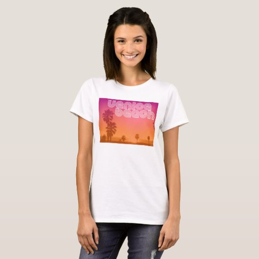 strand van Venice T-shirt (Voorkant volledig)