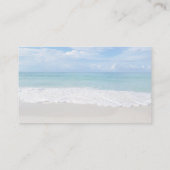 Strand Vastgoed Stuk van Paradise Zee Foam Visitekaartje (Achterkant)