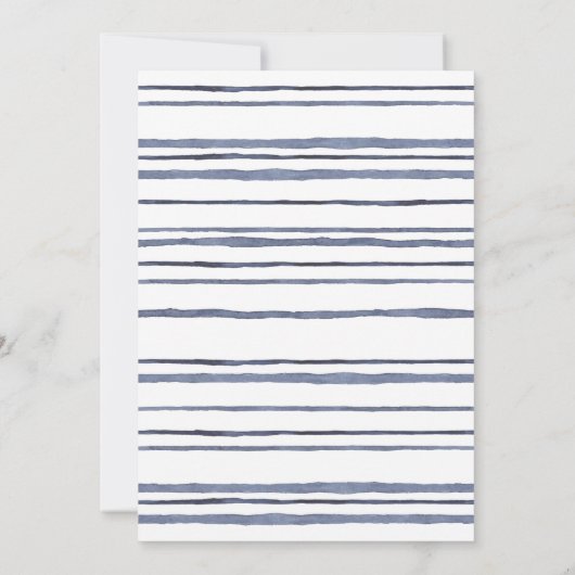 Strand Verander de Datum Waterverf Kaart (Achterkant)