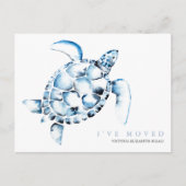 Strand Verandering van Adres Briefkaarten Zee Schi (Voorkant)