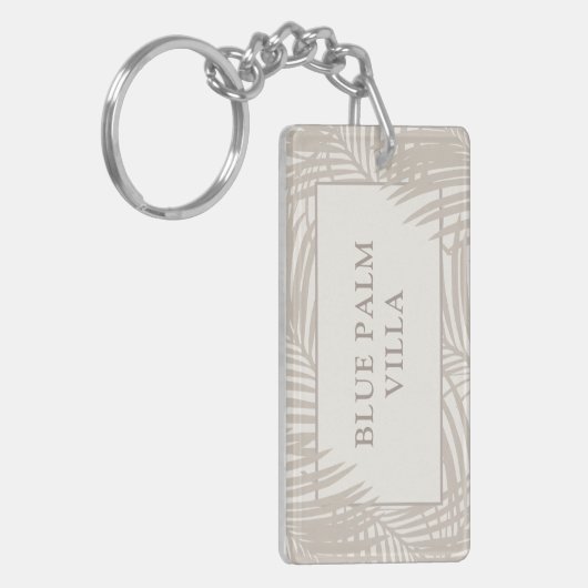 Strand Verhuur Huis Vakantiehuis Naam Sleutelhanger (Voorkant Links)