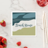 Strand Verjaardag Servet (Insitu)