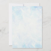 Strand Verjaardag Uitnodiging, Zwemmen Verjaardag Kaart (Achterkant)