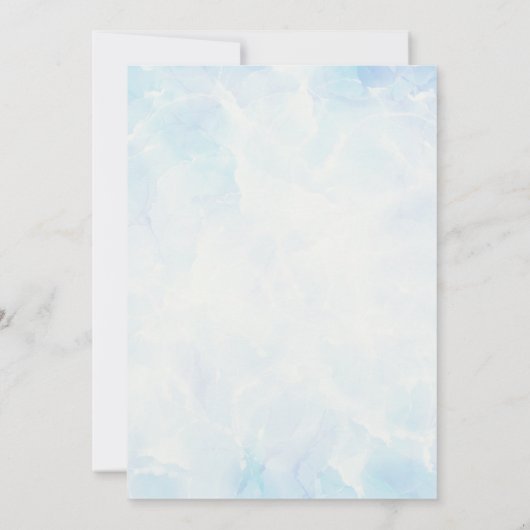 Strand Verjaardag Uitnodiging, Zwemmen Verjaardag Kaart (Achterkant)