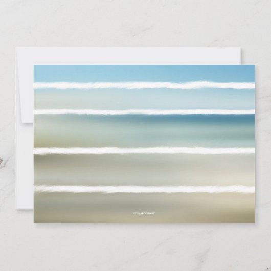Strand Verjaardag Volwassen Zomer Cocktail Party Kaart (Achterkant)