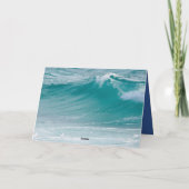 Strand Verjaardag Wensen Volwassene Bericht Kaart (Achterkant)