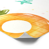 Strand Verjaardagsteken, Pool Party Welkomstbord Poster (Hoek)