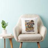 Strand Vibe Hoogland Koe Zomer Vector Kunst_1 Kussen (Stoel)