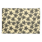Strand Vibe Motief | Zeeschildpad Patroon Kussensloop (Achterkant)