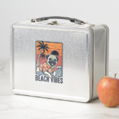 Strand Vibe Pug Vintage Gravure Ontwerp_1 (In situ)