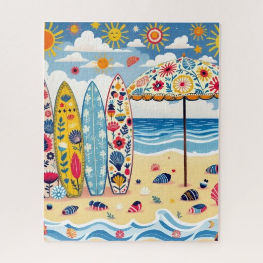 Strand Vibe Puzzel (Verticaal)