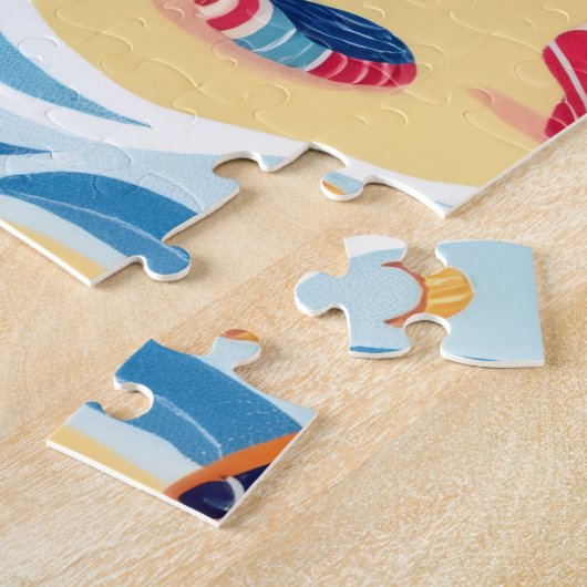 Strand Vibe Puzzel (Zijkant)