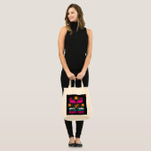 Strand Vibe Roze Flamingo Ontwerp Tote Bag (Voorkant (model))
