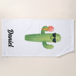 Strand Vibes Cactus Strand Handdoek
