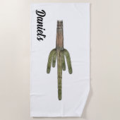 Strand Vibes Cactus Strandlaken (Voorkant)