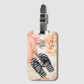 Strand Vibes Glamour Bagagelabel (Voorkant (verticaal))