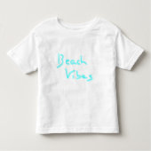 Strand Vibes Leuke Zomer Graphic Leuk T-shirt (Voorkant)