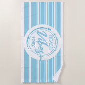 Strand Vibes Strand Handdoek (Voorkant)