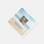 Strand Viering van het Leven Foto Begrafenismonume Servet (Hoek)