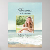 Strand Viering van het leven Foto Download begrafe Poster (Voorkant)