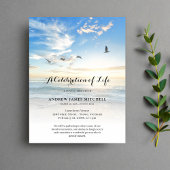 Strand Viering van het Leven Memorial Briefkaart