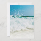 Strand viering van het leven | Oceaan uitvaart Kaart (Achterkant)