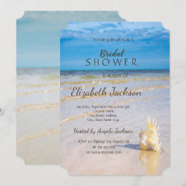 Strand Vlecht Schelp Bruiloft  Bruidsfeest  Kaart