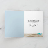 Strand Voetafdrukken In Zandduin Kaart (Binnen)