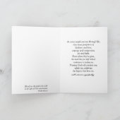 Strand Voetafdrukken Sympathie Kaart (Binnen)