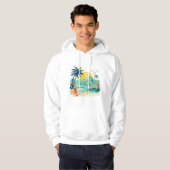 Strand voor een rustige zomer hoodie (Voorkant volledig)