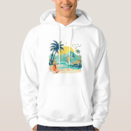 Strand voor een rustige zomer hoodie