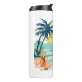 Strand voor een zomerrust thermosbeker (Gedraaid links)