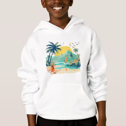 Strand voor een zomerse rust (Voorkant)