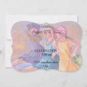 STRAND VRIENDINNEN  KAART (Achterkant)