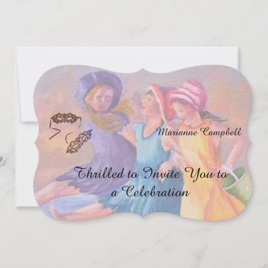 STRAND VRIENDINNEN  KAART (Voorkant)