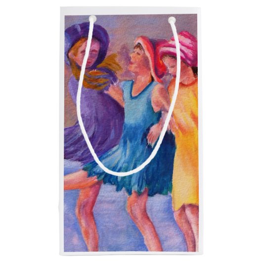 STRAND VRIENDINNEN KLEIN CADEAUZAKJE (Achterkant)