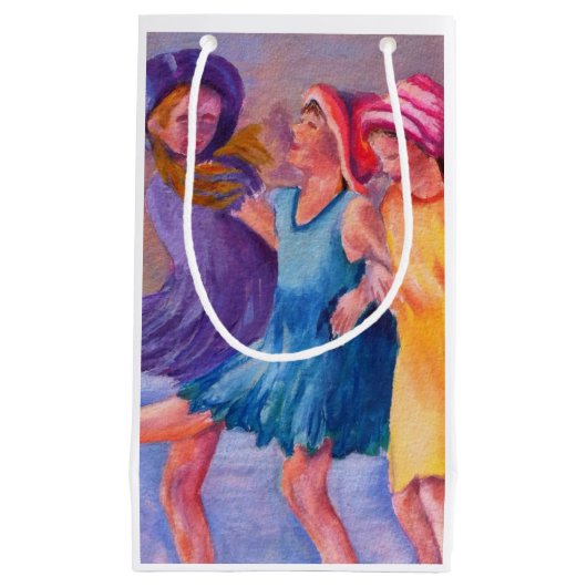 STRAND VRIENDINNEN KLEIN CADEAUZAKJE (Voorkant)