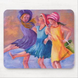 STRAND VRIENDINNEN MOUSEPAD MUISMAT