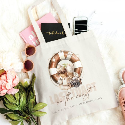 Strand Vrijgezellenfeest gepersonaliseerd Tote Bag