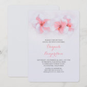 Strand vrijgezellenfeest Koraal Hibiscusbloem Kaart (Voorkant / Achterkant)