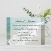 Strand Vrijgezellenfeest, Witte Oceaan Surf Kaart (Staand voorkant)