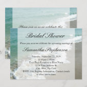 Strand Vrijgezellenfeest, Witte Oceaan Surf Kaart (Voorkant / Achterkant)