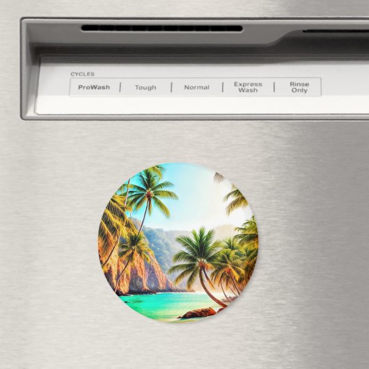 Strand wallpaper magneet (Insitu (Vaatwasser))