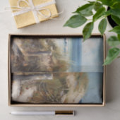 Strand Wandeling Kustlandschap Schilderij Decoupag Tissuepapier (Geschenk)