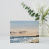 Strand Watercolor Schildering  Briefkaart (Staand voorkant)