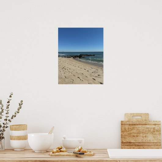 Strand waterscape poster (Keuken)