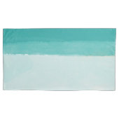 Strand Waterverf Kussensloop (Voorkant)