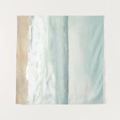 Strand Waterverf Wandkleed (Voorkant (horizontaal))